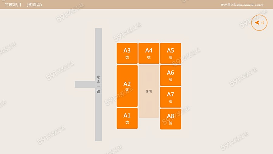 竹城旭川平面圖