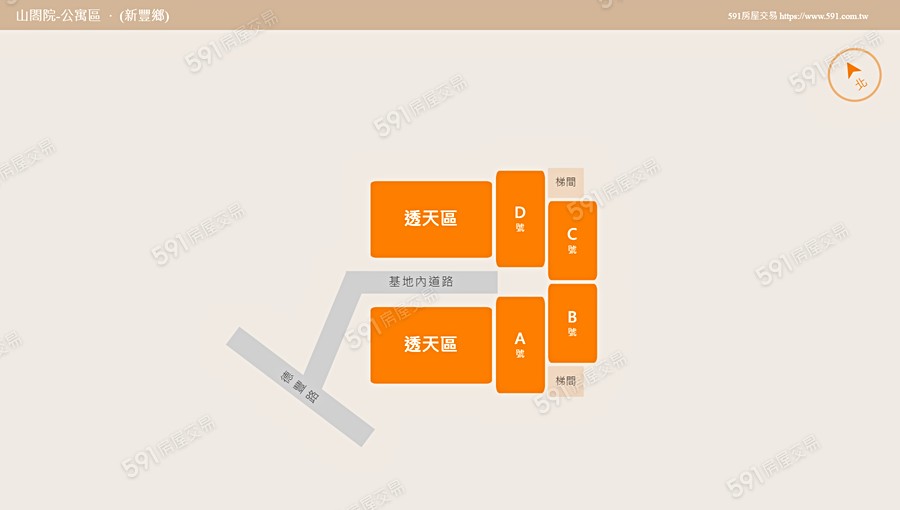 山閤院-公寓區平面圖