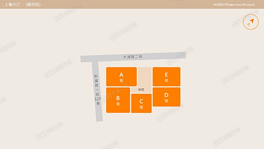 上樞大芢平面圖