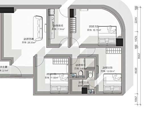 民生郵局/全新整理漂亮大3房/可租補 - Image 10