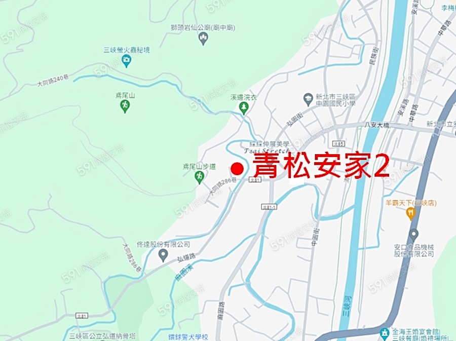 青松安家2交通圖