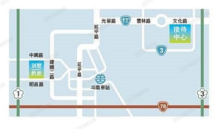 別墅然然交通圖