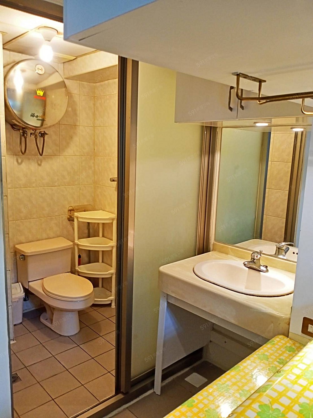 浴廁有大容量電熱水器