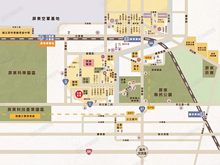 澤曜 · 好 young交通圖