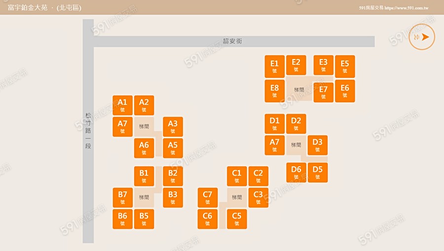 富宇鉑金大苑平面圖