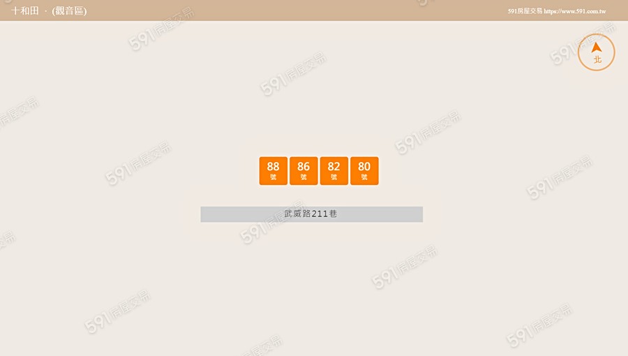 觀音十和田平面圖