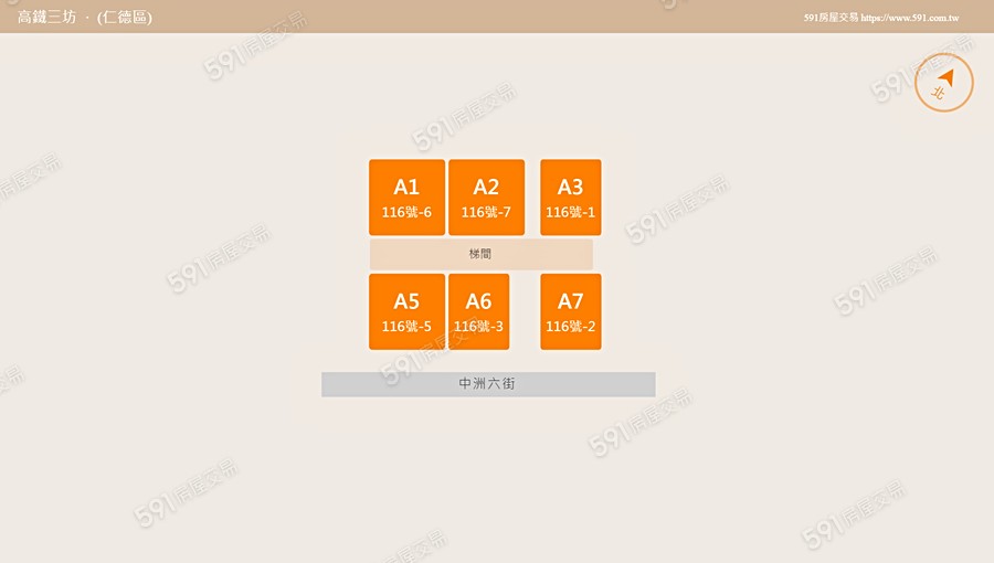 高鐵三坊平面圖