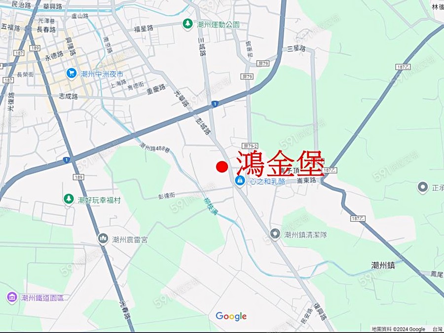 鴻金堡-華廈交通圖