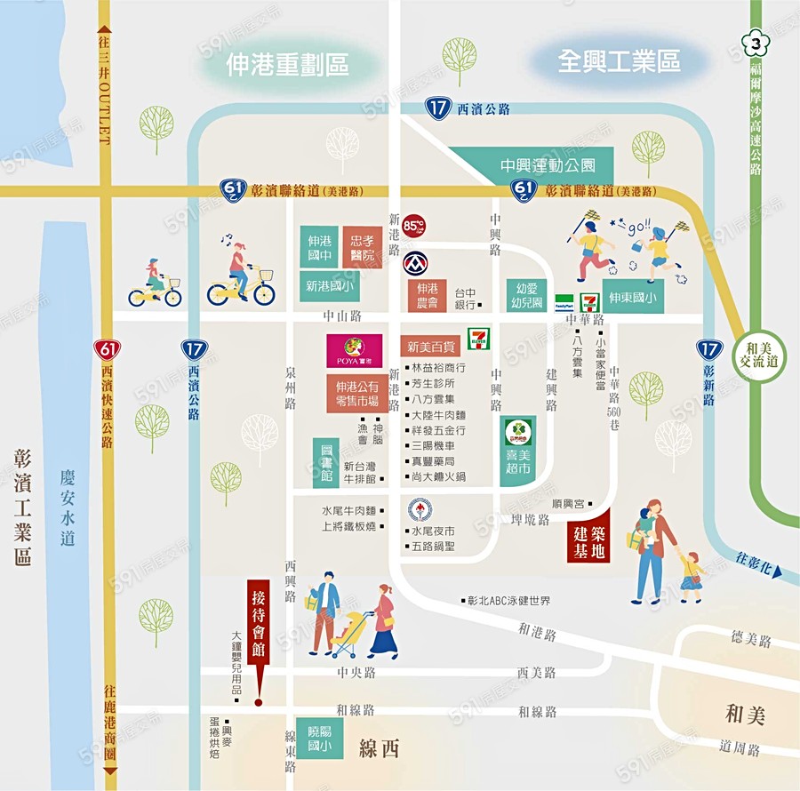 伸東雅苑交通圖