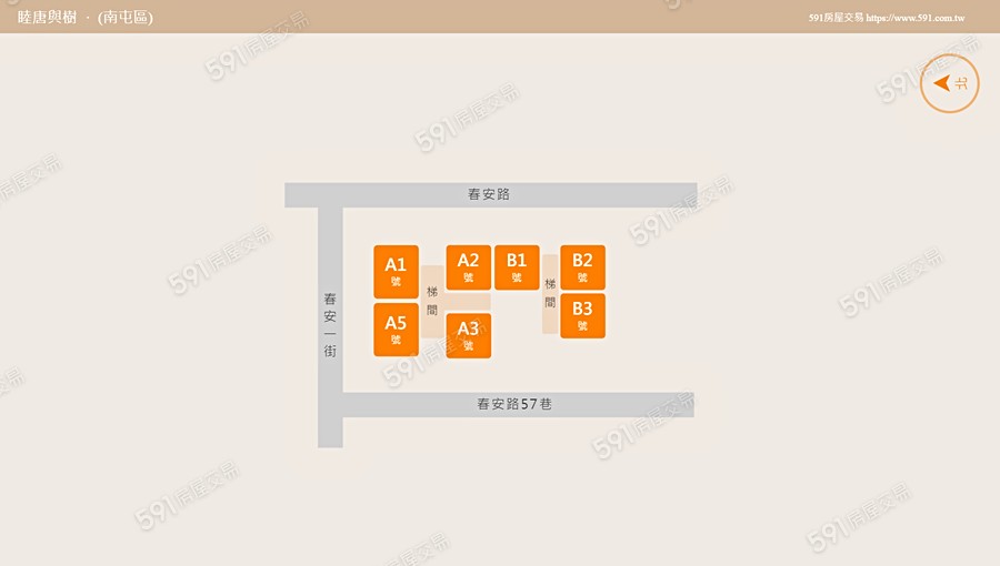 睦唐與樹平面圖