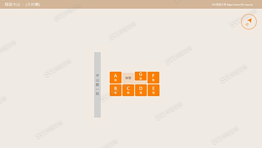 翔富中山平面圖