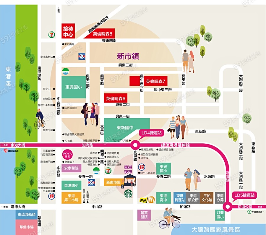 英倫晴森-7交通圖