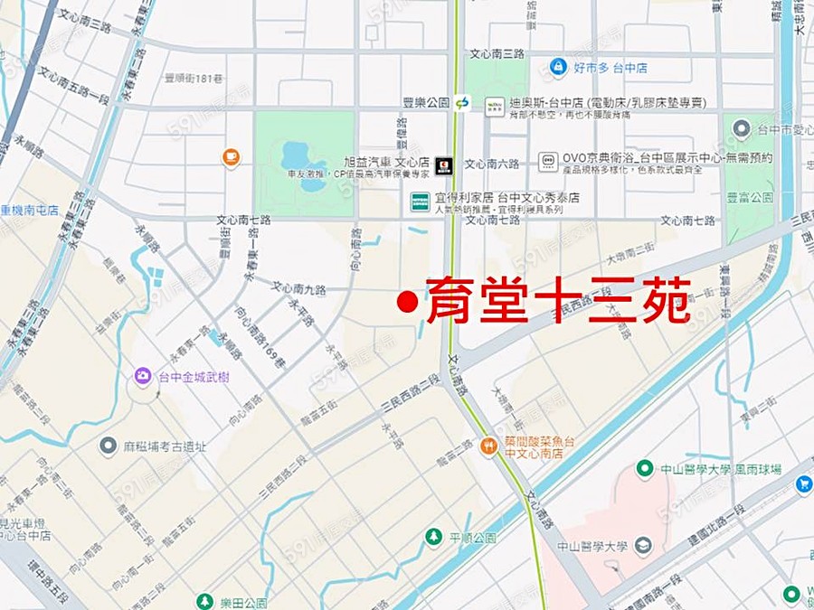 育堂十三苑交通圖