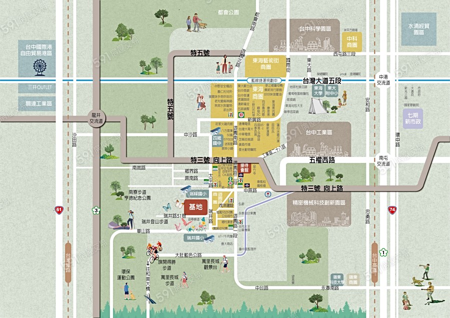 茂洋旭美交通圖