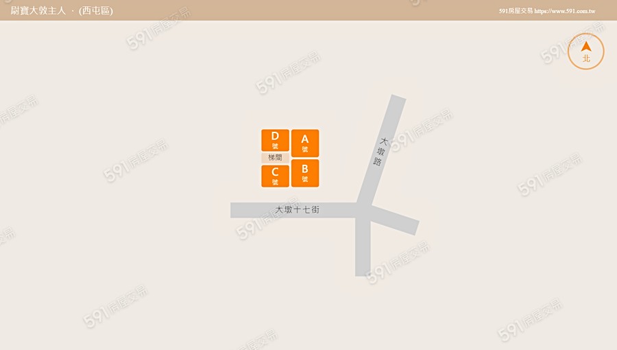 尉寶大敦主人平面圖