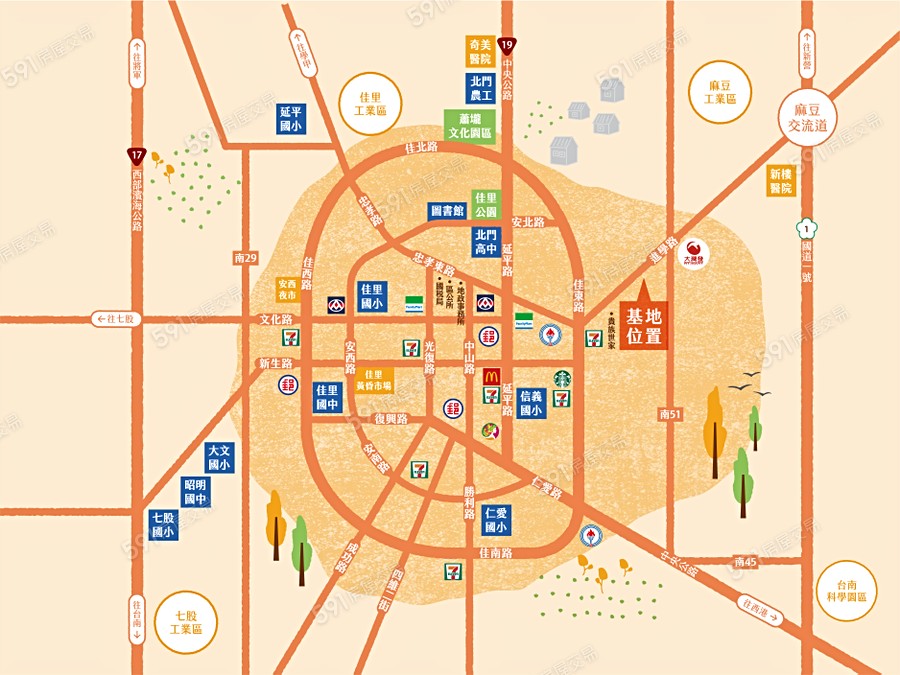 臺邦富裔交通圖