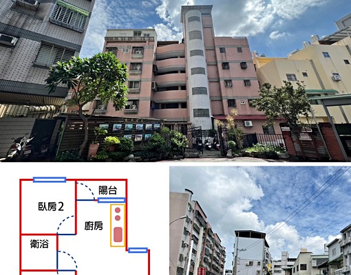 近逢甲、水湳【社區電梯2房1廳1廚1衛】獨立陽台+機車位! - Image 2