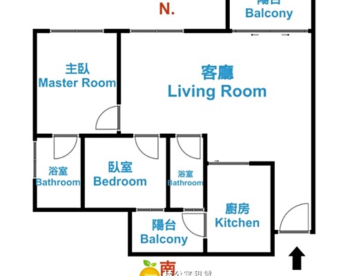 🍊文化中心MRT述風景禪風2房平車 - Image 3