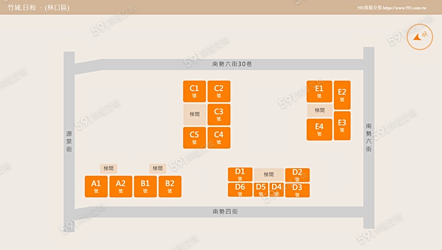 竹城.日和平面圖