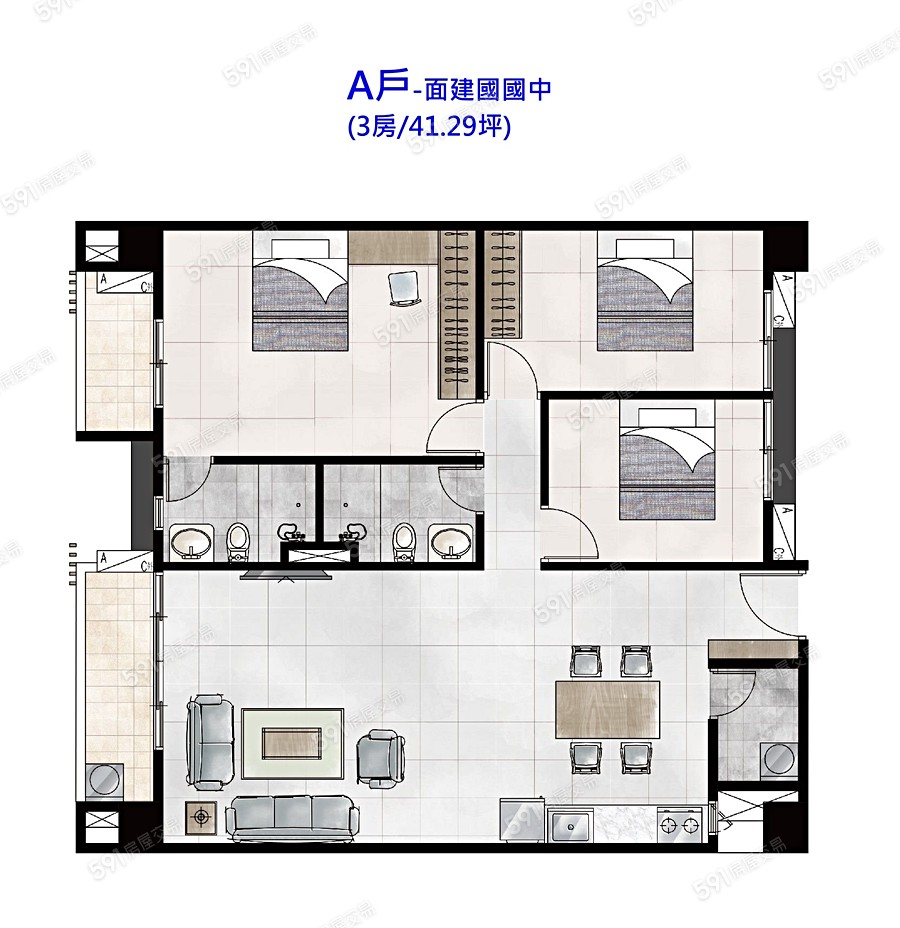 建國之星平面圖