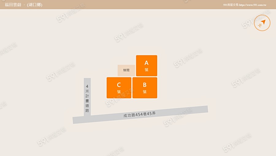 福田雲蔚平面圖