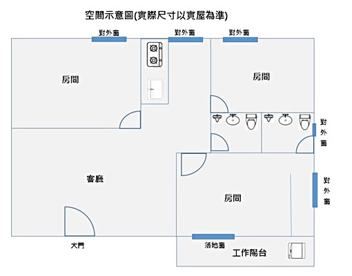 ⭐️府平路溫馨3房(近健康三街)⭐️ - Image 1