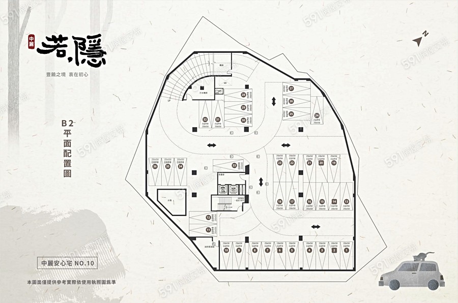 中麗若隱平面圖