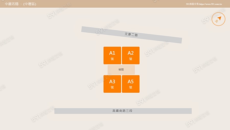 中麗若隱平面圖