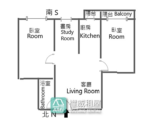 🚇🌻R14巨蛋博愛香榭2+1空屋家具可談權威 - Image 3