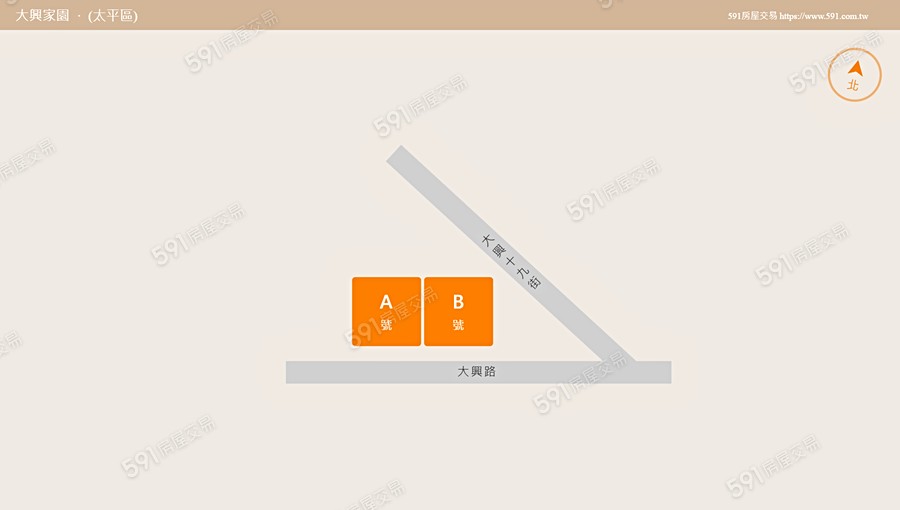大興家園平面圖