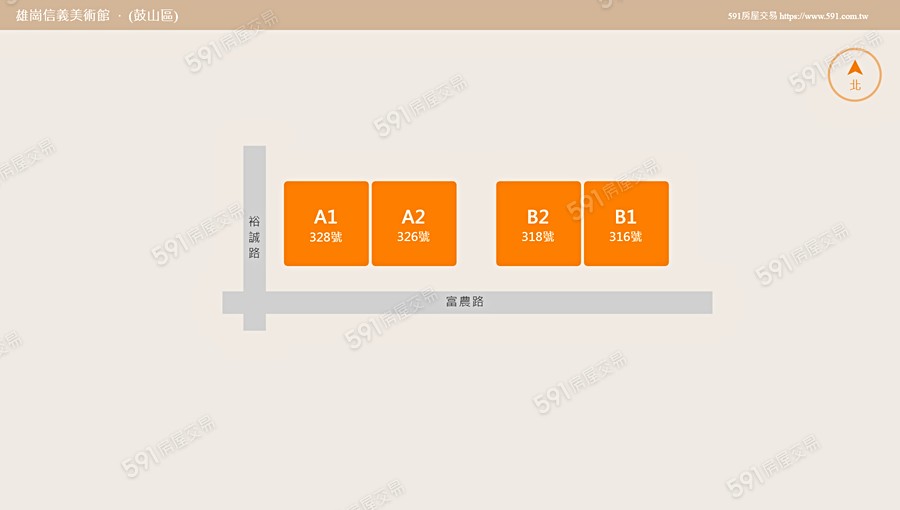 雄崗信義美術館平面圖