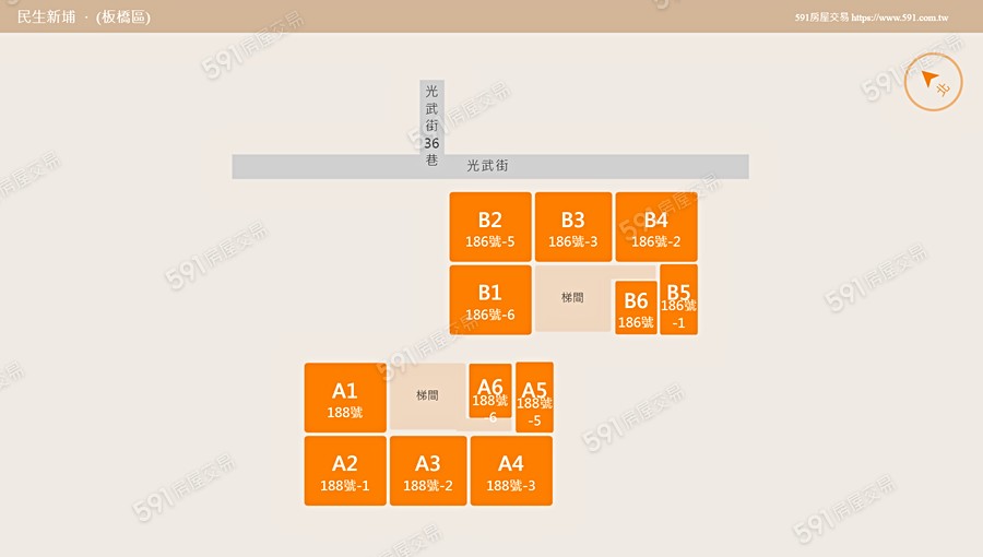 民生新埔平面圖