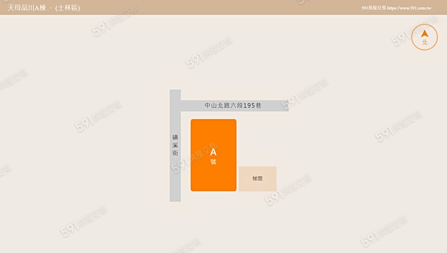 天母品川A棟平面圖