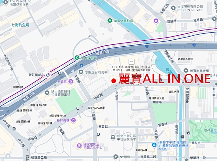 麗寶ALL IN ONE交通圖