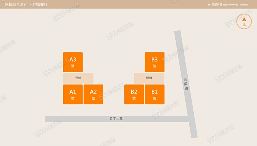 尊勝白金濤苑平面圖