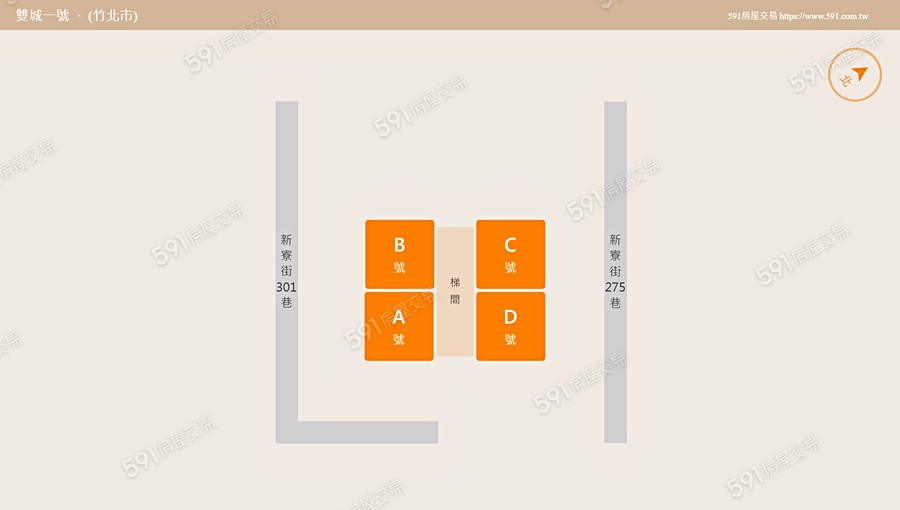 雙城一號平面圖