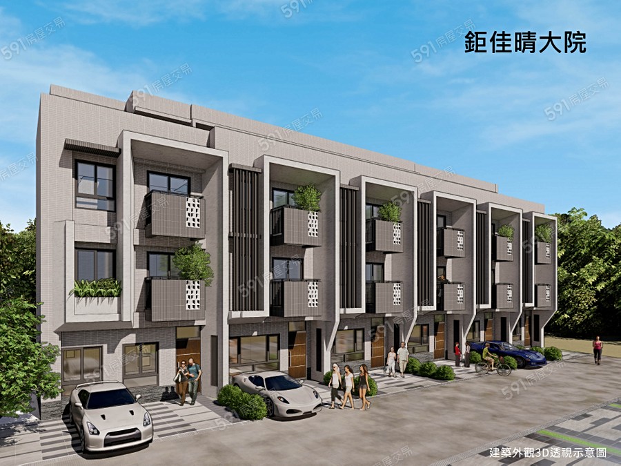 鉅佳晴大院示意圖