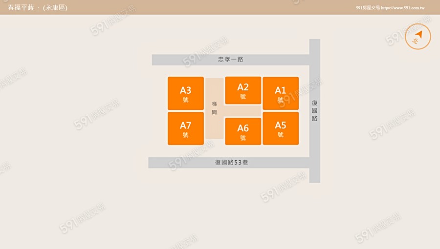 春福平蒔平面圖