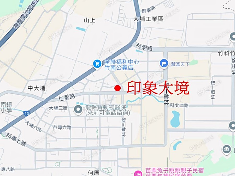 印象大境交通圖