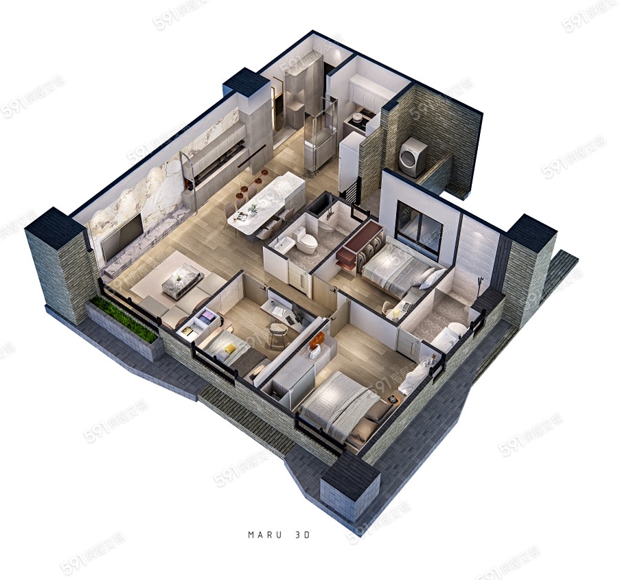 人文君聚格局圖