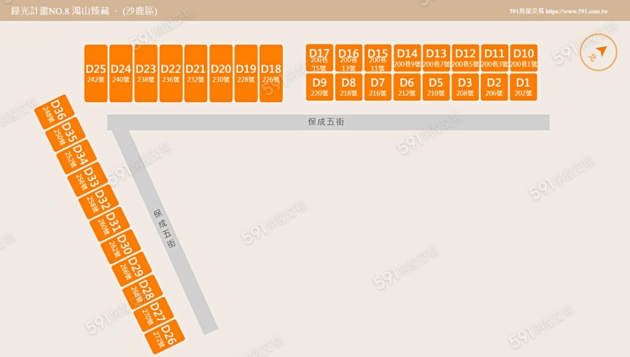 綠光計畫NO.8 鴻山臻藏平面圖