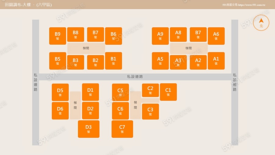 田園調布-大樓平面圖