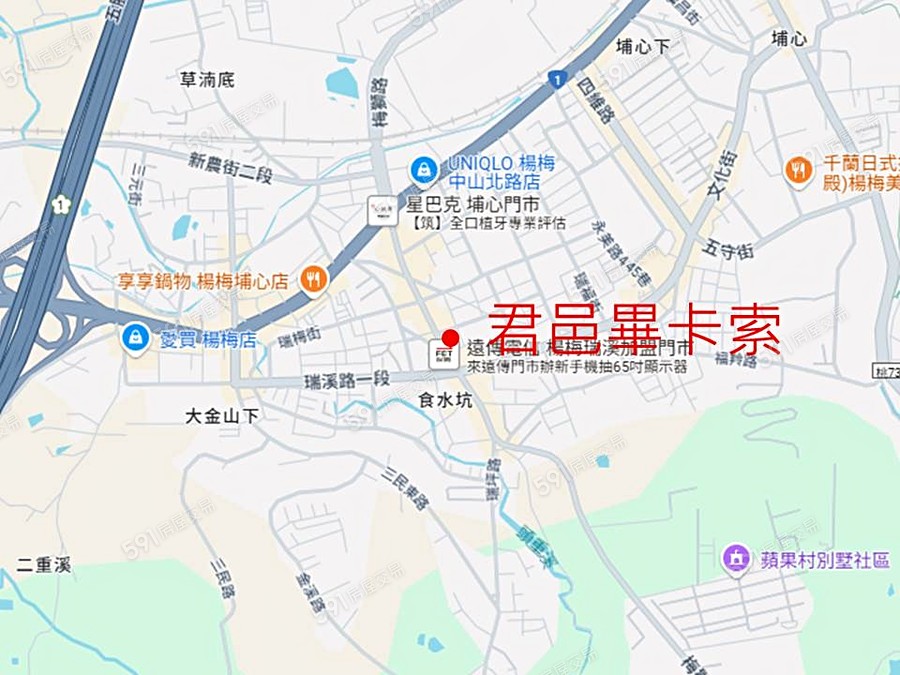 君邑畢卡索交通圖