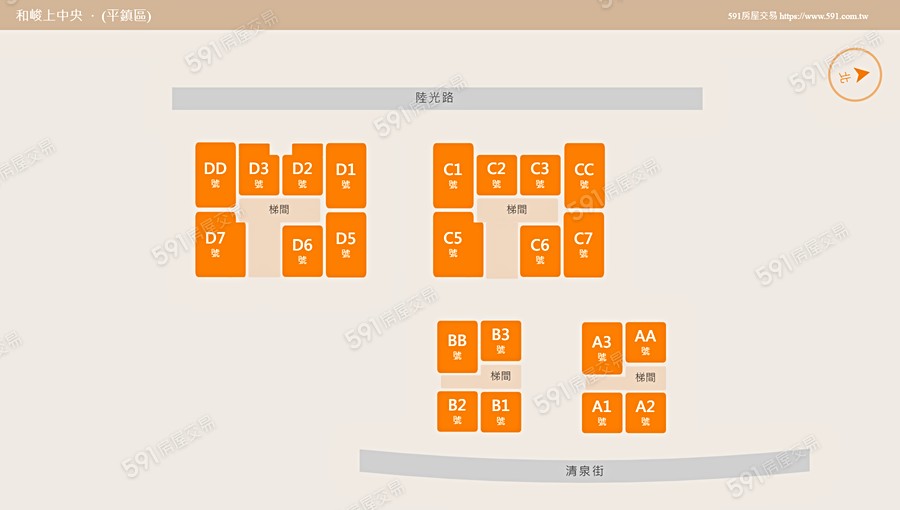 和峻上中央平面圖