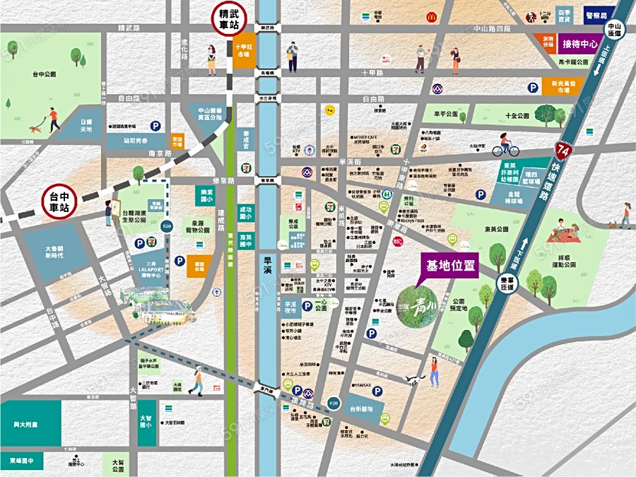 宏廈青川交通圖