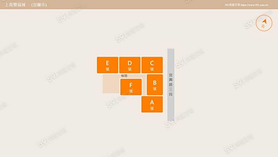 上喬雙福城平面圖