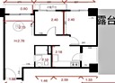 龜山區-樂學路2房1廳，15.3坪