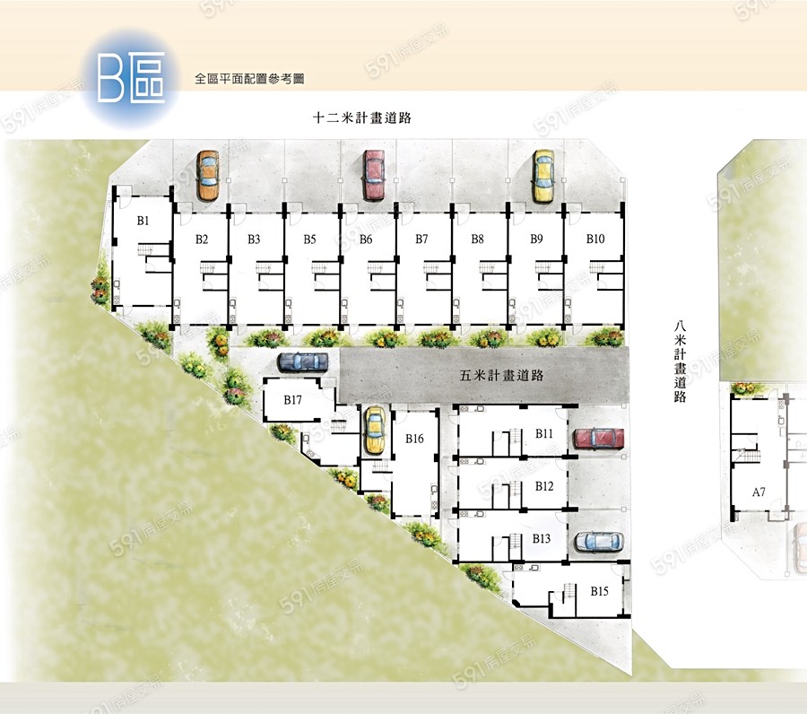 樂活居二期平面圖