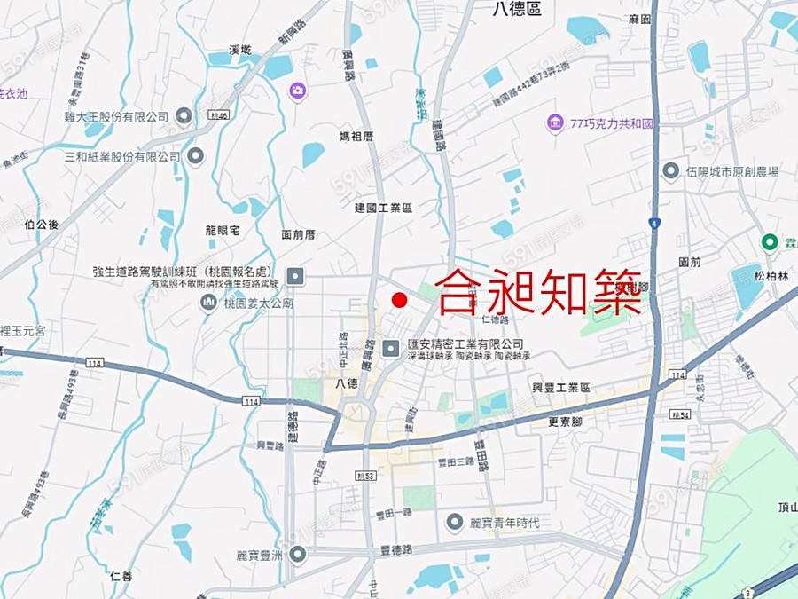 合昶知築交通圖