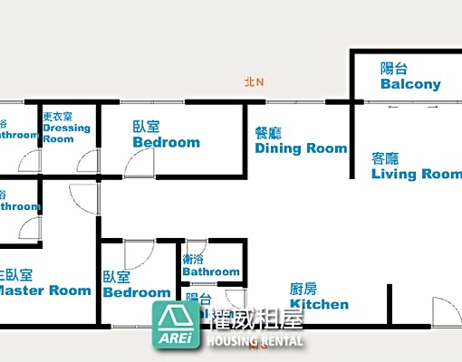 🐉悅龍灣景觀高樓3+1雙主臥平車-權威 - Image 3
